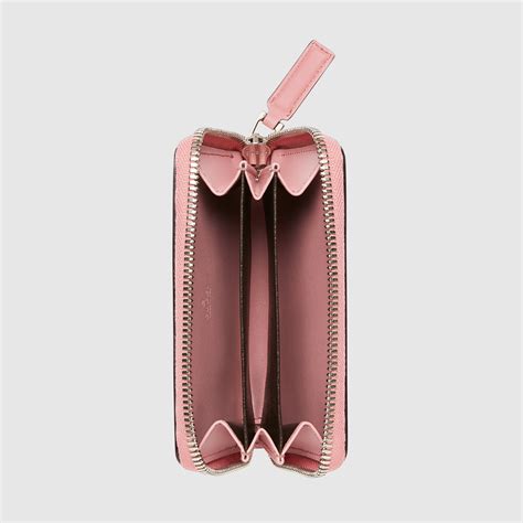 gucci guccissima zip around card case|Gucci signature card case.